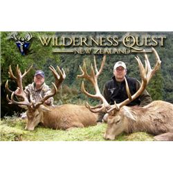 5 DAY RED STAG IN NEW ZEALAND FOR 1 HUNTER/1 OBSERVER