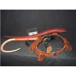 HELLBOY SCREEN USED HERO ANIMATRONIC TAIL WITH UTILITY BELT HARNESS AND ALL SERVOS INTACT