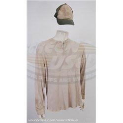 TCM THE TEXAS CHAINSAW MASSACRE SCREEN USED SHERIFF HOYT SHIRT AND CAP