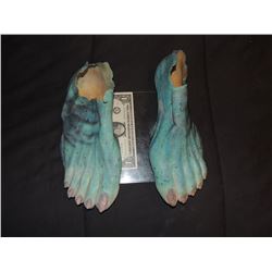 HELLBOY THE GOLDEN ARMY ABE SAPIEN SCREEN USED PAIR OF FEET #2