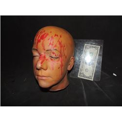 SEVERED ROTTEN BLOODY ZOMBIE HEAD C GRADE 02