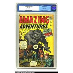 Amazing Adventures #1 (Marvel, 1961) CGC VF- 7.5 Cream to off-white pages....