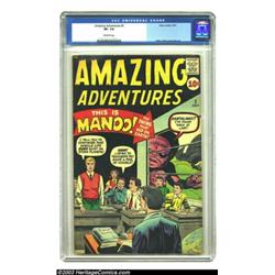 Amazing Adventures #2 (Marvel, 1961) CGC VF- 7.5 Off-white pages....