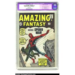 Amazing Fantasy #15 (Marvel, 1962) CGC Apparent NM+ 9.6 Slight (P) Off-white pages. You already k...
