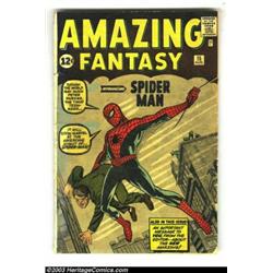 Amazing Fantasy #15 (Marvel, 1962) Condition: Apparent GD (Moderate, amateur). Jack Kirby only di...
