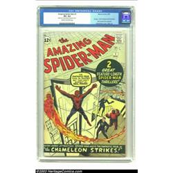 The Amazing Spider-Man #1 (Marvel, 1963) CGC VF+ 8.5 Cream to off-white pages. This is quintessen...