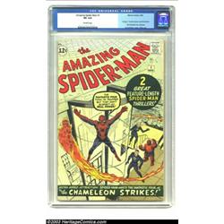 Amazing Spider-Man #1 (Marvel, 1963) CGC VG 4.0 Off-white pages....
