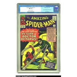 Amazing Spider-Man #11 (Marvel, 1964) CGC NM- 9.2 Off-white to white pages. This comic features t...