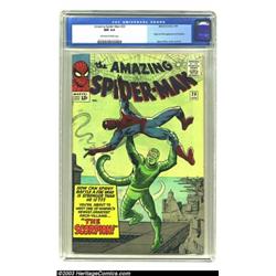 Amazing Spider-Man #20 (Marvel, 1965) CGC NM 9.4 Off-white to white pages. The sinister Scorpion...