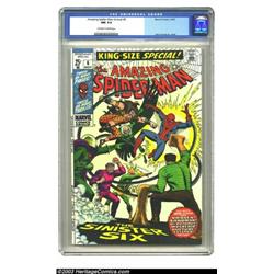 Amazing Spider-Man Annual #6 (Marvel, 1969) CGC NM 9.4 Off-white to white pages. High-grade squar...