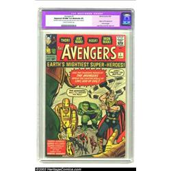 The Avengers #1 (Marvel, 1963) CGC Apparent VF/NM 9.0 Moderate (P) Cream to off-white pages....