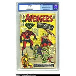 The Avengers #2 (Marvel, 1963) CGC VF 8.0 Off-white to white pages. Jack Kirby brings us another...