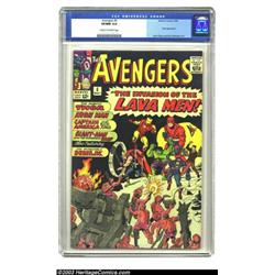 The Avengers #5 (Marvel, 1964) CGC VF/NM 9.0 Cream to off-white pages....