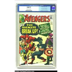 The Avengers #10 (Marvel, 1964) CGC VF/NM 9.0 Off-white to white pages....