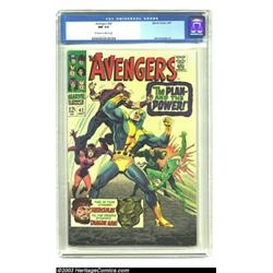 The Avengers #42 (Marvel, 1967) CGC NM 9.4 Off-white to white pages. The the evil machinations of...