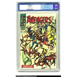 The Avengers #44 (Marvel, 1967) CGC NM 9.4 Off-white to white pages. This great issue has an acti...