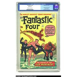 Fantastic Four #4 (Marvel, 1962) CGC VF- 7.5 Off-white to white pages....