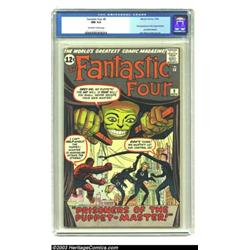 Fantastic Four #8 (Marvel, 1962) CGC NM 9.4 Off-white to white pages. This early issue of <B>The...
