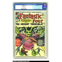 Fantastic Four #24 (Marvel, 1964) CGC NM 9.4 Off-white to white pages. The great covers by Jack K...