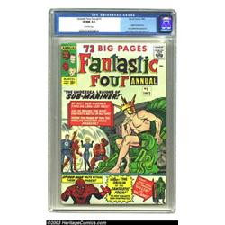 Fantastic Four Annual #1 (Marvel, 1963) CGC VF/NM 9.0 Off-white pages....