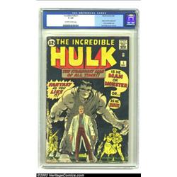 The Incredible Hulk #1 (Marvel, 1962) CGC GD 2.0 Off-white to white pages. Would Marvel have had...