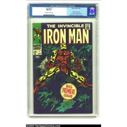 Iron Man #1 (Marvel, 1968) CGC NM 9.4 Off-white to white pages. Gene Colan does one his most memo...