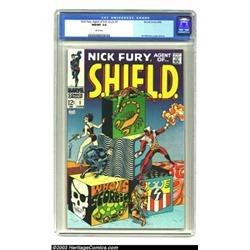 Nick Fury, Agent of SHIELD #1 (Marvel, 1968) CGC NM/MT 9.8 White pages. Jim Steranko had already...