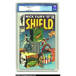 Nick Fury, Agent of SHIELD #1 (Marvel, 1968) CGC NM+ 9.6 White pages....