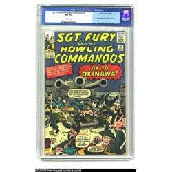 Sgt. Fury and His Howling Commandos #10 (Marvel, 1964) CGC NM- 9.2 Off-white pages. In a homage t...
