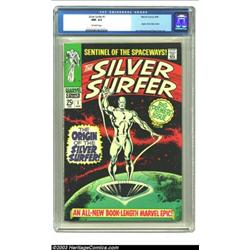 The Silver Surfer #1 (Marvel, 1968) NM- 9.2 Off-white pages. From the pages of <B>Fantastic Four...