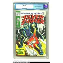 The Silver Surfer #5 (Marvel, 1969) CGC NM 9.4 White pages....