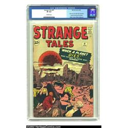 Strange Tales #97 (Marvel, 1962) CGC VF 8.0 Off-white pages. A large moon rises above the remnant...