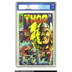 Thor #158 (Marvel, 1968) CGC NM 9.4 Off-white pages. Thor's origin from <B>Journey Into Mystery...