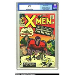X-Men #4 (Marvel, 1964) CGC NM 9.4 Off-white to white pages....