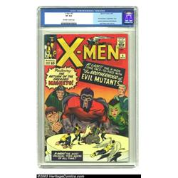X-Men #4 (Marvel, 1964) CGC VF 8.0 Off-white to white pages. The X-Men were a runaway hit, and by...