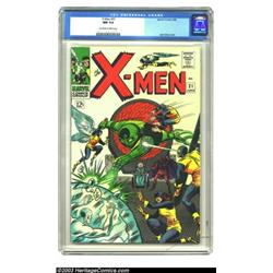 X-Men #21 (Marvel, 1966) CGC NM 9.4 Off-white to white pages. A bright, white background highligh...