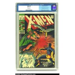 X-Men #54 (Marvel, 1969) CGC NM 9.4 Off-white pages....