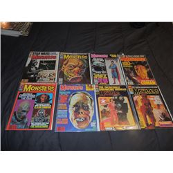 FAMOUS MONSTERS OF FILMLAND #170 - #179 LOT OF 8 ISSUES