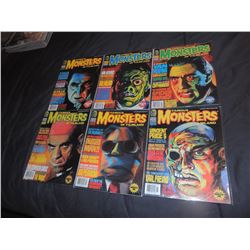 FAMOUS MONSTERS OF FILMLAND #230 - #239 LOT OF 6 ISSUES