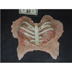 DEAD DEMON WITCH ZOMBIE EXPOSED BREASTS APPLIANCE WITH RIBS 3