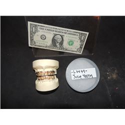 LAST WITCH HUNTER SCREEN USED HERO QUEEN TEETH WITH DENTAL CASTINGS