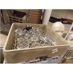 DISHWASHER TRAY - DIVIDED - SINGLE BASE UNIT  - FLAT - WITH ASSORTED DISHES