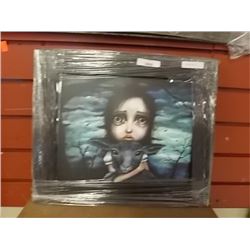 FRAMED PRINT - CLARICE - ANGELINA WRONA - GALLERY ESTIMATE - $225
