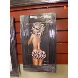 FRAMED PRINT - DOING THE DISHES - ANGELINA WRONA - GALLERY ESTIMATE - $225