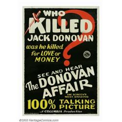 Donovan Affair, The (Columbia, 1929)....