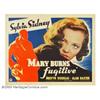 Image 1 : Mary Burns, Fugitive (Paramount, 1935)....