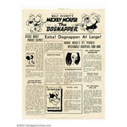 Mickey Mouse in The Dognapper (United Artists, 1934)....