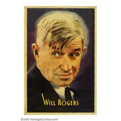 Will Rogers Portrait (Fox, 1934)....