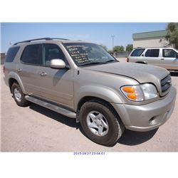 2001 - TOYOTA SEQUOIA