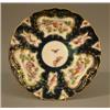 Image 1 : A set of 6 Royal Worcester dessert plates, decorated with panels of exotic birds against a blue s...